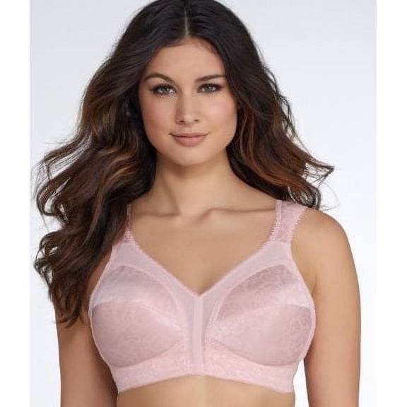 Playtex 18 Hour Women's Full Figure Full Coverage Original Comfort Strap Wirefree Jacquard Bra - Style 4693
