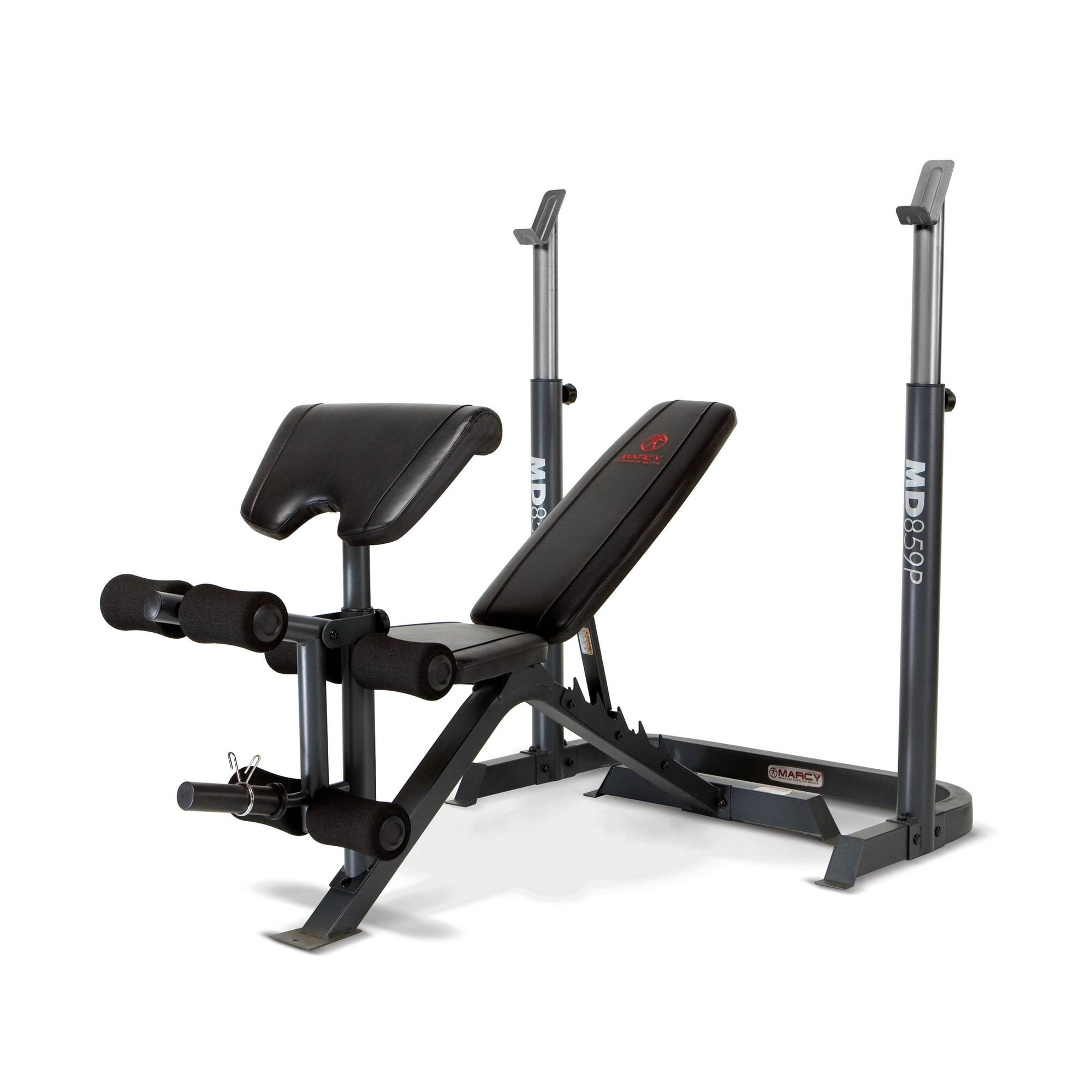 Marcy 2 Piece Mid Width Multipurpose Home Gym Workout Weight Bench MD859P Walmart