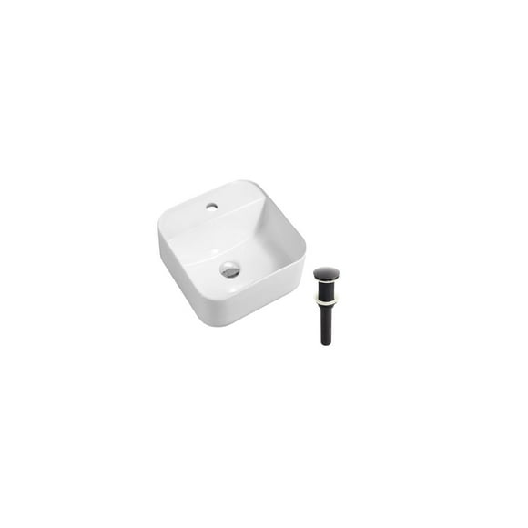 DROP Bath and Kitchen DR091356 Bathroom Vessel Sink Set