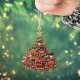 thumbnail image 1 of RKSTN christmas ornaments Christmas Tree Shape Stacked Book Funny Book Acrylic Hanging Decorations, 1 of 5