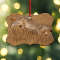 thumbnail image 3 of CafePress - Coyote Flying - Scroll Ornament, 3 of 3
