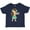 Navy Blue, variant on Inktastic Brown Haired Hula Girl Girls Toddler T-Shirt