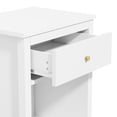 thumbnail image 5 of PAPROOS Nightstand with Drawer and Open Shelf, Small Bedside Table, Modern Night Stand End Table for Bedroom, Kids Room, Girls Room, Dorm, White, 5 of 9