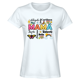 thumbnail image 1 of Playera de Mujer 1 Pza con Estampado Mamá Valiente y Cariñosa | 10 de Mayo Día de las Madres | Prenda entallada y Tela delgada fabricada con 100% Algodón, 1 of 5