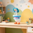 thumbnail image 4 of Yardvibe 16PC Desk Goose Outfits, 7 Inch Summer Mini Porch Goose Outfits Hats Sunglasses Swimming Ring Necklaces Dresses for Magnetic Geese Statue, Key Holder Table Decor (C), 4 of 9