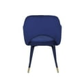 thumbnail image 4 of ACME Applewood Accent Chair, Ocean Blue Velvet & Gold, 4 of 5