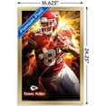 thumbnail image 3 of NFL Kansas City Chiefs - TraVis Kelce 16 Wall Poster, 14.725" x 22.375", Framed, 3 of 3