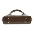 thumbnail image 6 of BadPiggies Women's Hobo Shoulder Bag Top Handle Handbag Zipper Purses Underarm Bag with Bottom Metal Studs - Coffee, 6 of 8