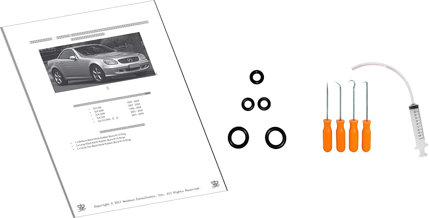 buy-mercedes-hydraulic-cylinder-repair-seals-kit-convertible-top-96-04