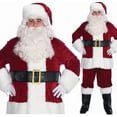 thumbnail image 5 of Rubie's Deluxe Velvet Santa Suit Boy's Christmas Fancy-Dress Costume for Adult, Regular One Size, 5 of 5
