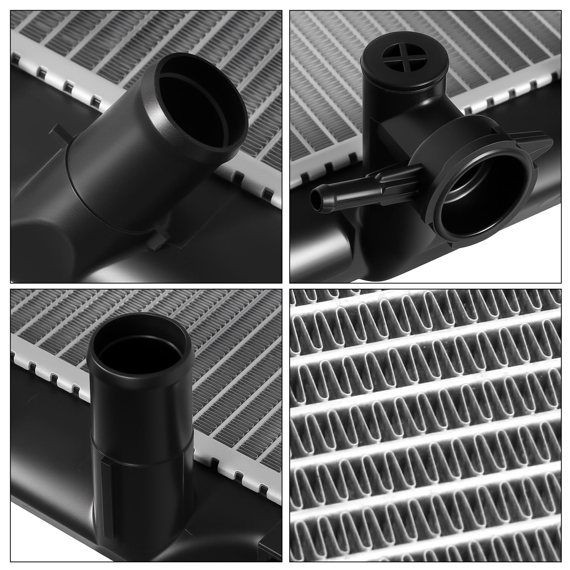 LEDKINGDOMUS Direct-Fit Radiator for 2007-2012 Mazda CX-7 2.3L 2.5L L4 Turbo, Aluminum Core Leak-Tested Design, OE Equivalent L33L15200 MA3010232