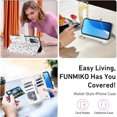 thumbnail image 4 of Tianyeda for Samsung Galaxy A15 Case Wallet Card Holder Zipper Leather Flip Cover Crossbody Wrist Strap with Stand A2, 4 of 5