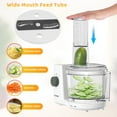 thumbnail image 4 of VAVSEA Food Processor, Electric Food Chopper for Dicing, Chopping, Mincing, BPA Free, Stainless Steel Blades, 6Cup White, 4 of 8