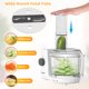 thumbnail image 3 of VAVSEA Procesador de Alimentos y Picadora de Verduras de 6 Tazas para Cortar en Cubitos, Picar, Picar, sin BPA, Cuchillas de Acero Inoxidable, Blanco, 3 of 8