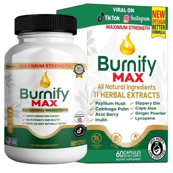 GreenVify Burnify Max – Daily Metabolic & Energy Wellness Support Dietary Supplement