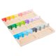 thumbnail image 1 of Juguetes de juego de mesa portátiles 24 colores Tablero de identificación de colores Seguro de madera para niños Tmvgtek libre de BPA, 1 of 9