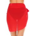 thumbnail image 5 of Women Short Sarongs Beach Wrap Sheer Bikini Wraps Chiffon Cover Ups, 5 of 5