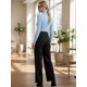 thumbnail image 3 of Set De 2 Sueteres Mujer De Cuello Alto Unitalla Sueteres Dama Sweaters, 3 of 5