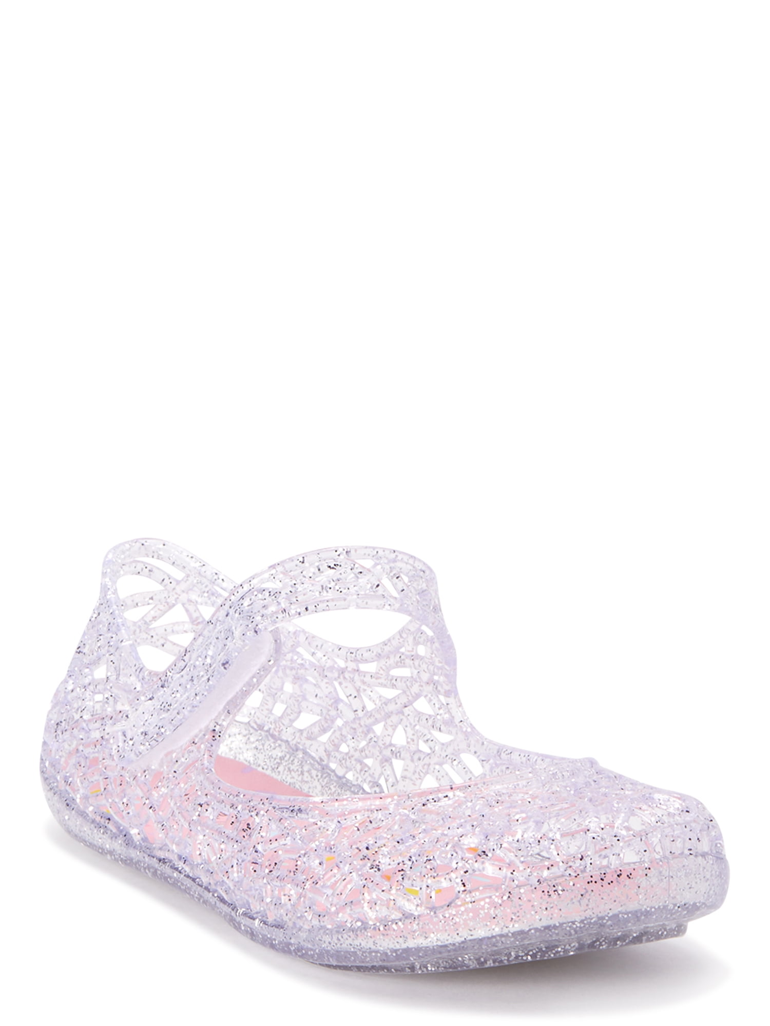 Garanimals Toddler Girls Jelly Sandals Clear W//Glitter Sparkles Size 5 NEW