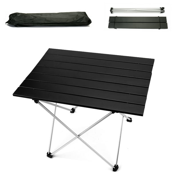 Romanda Portable Camping Table, 22"x16" Folding Tables, Ultralight Aluminum Outdoor Table with