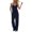 Navy, variant on Qiopertar Women's Sleeveless V-Neck Jumpsuit with Pockets Casual Comfy Solid Color Romper Adjustable Straits Long Pants One Piece, Dark Gray M
