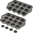thumbnail image 1 of duomi-2 Pack Mini Cheesecake Pan with Removable Bottom, Nonstick Muffin Baking Pan, 12 Cavity Nonstick Cupcake Pan, 1 of 4