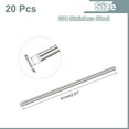 thumbnail image 2 of Uxcell 20Pack 304 Stainless Steel Rods, 2mm x 51mm Metal Solid Shaft Round Rod Lathe Bar Stock for Model Plane Cars Ship DIY Craft Metal Working, 2 of 5