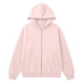 thumbnail image 6 of Liyamei Girls Hooded Jacket with Zipper for Fall Winter Soft Warm Outerwear Size 11-12 Years, 6 of 6