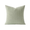 thumbnail image 2 of light Green Set of 1 Summer Decorative Throw Pillow Covers, 17x17 Inch for Sofa Living Room, Soft Neutral Boho Couch Pillow Covers for Home Decor, Square Pillow Cases for Cushions, 2 of 5