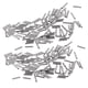 thumbnail image 1 of 200pcs Manguitos de Cobre Crimpado Barril Único Alambre Aparejos, 1 of 5