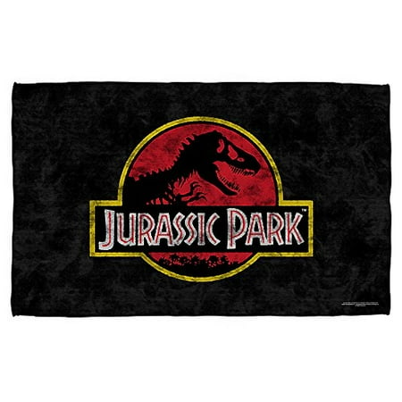 Universal Studios Classic Movie Logo - Jurassic Park - Beach Towel (30"x 60")