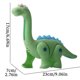 thumbnail image 3 of Fiudx Liquidación de Navidad Correa dinosaurio alfombra juguete simulación brillante modelo de juguete musical, 3 of 3
