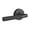 Black, variant on Knurled Privacy Door Handles With Lock Home Interior Door Handle Lock For Left/Right Hands Doors Easy Installation