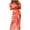 Orange, variant on IROINNID Long Sleeve Dress for Women Wedding Guest Dresses Full-Length Wrap Dress Print Cardigan Lace-up Striped Print Dress,Orange