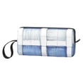 thumbnail image 3 of Portable Storage Bag 7.9×3.5×2.4in Simple Design Convenient Storage And Finishing Bag Light Body Can Be Used As A Cosmetic Bag Storage Bag Doderblue Checked Hand-Drawn Sketch_2, 3 of 8