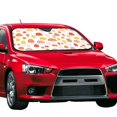 thumbnail image 2 of Kdxio Cute Cartoon Mushrooms Print Front Windshield Sun Shade,Folding Auto Sunshade for Car Truck SUV-Small, 2 of 7