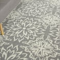 thumbnail image 5 of Nourison Jubilant Geometric Floral Ivory/Grey 8'6" x 12' Area Rug, (9' x 12'), 5 of 9