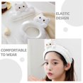 thumbnail image 2 of Face Cleaning Headband Shower Spa Headband Women Elastic Hair Band Cartoon Cat Headband, 2 of 4