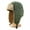 green, variant on JUNWELL Winter Cold-Proof Ear Warm Cap Bomber Hat Thickened Beanie Russian Caps Ushanka Earflap Pilot Hat