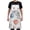 Cartoon Koala with Balloon, variant on Kitchen Apron with 2 Pockets Adjustable waterproof Cooking Aprons for Women Men Chef Roses and Heart