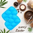 thumbnail image 7 of hengsof Easter Egg Molds Jumbo Easter Chocolate Molds Silicone Bunny Egg Muffin Cupcake Pan Non-stick Half Egg Shaped Moulds for Easter Breakable Chocolate, Easter Baking, 7 of 7