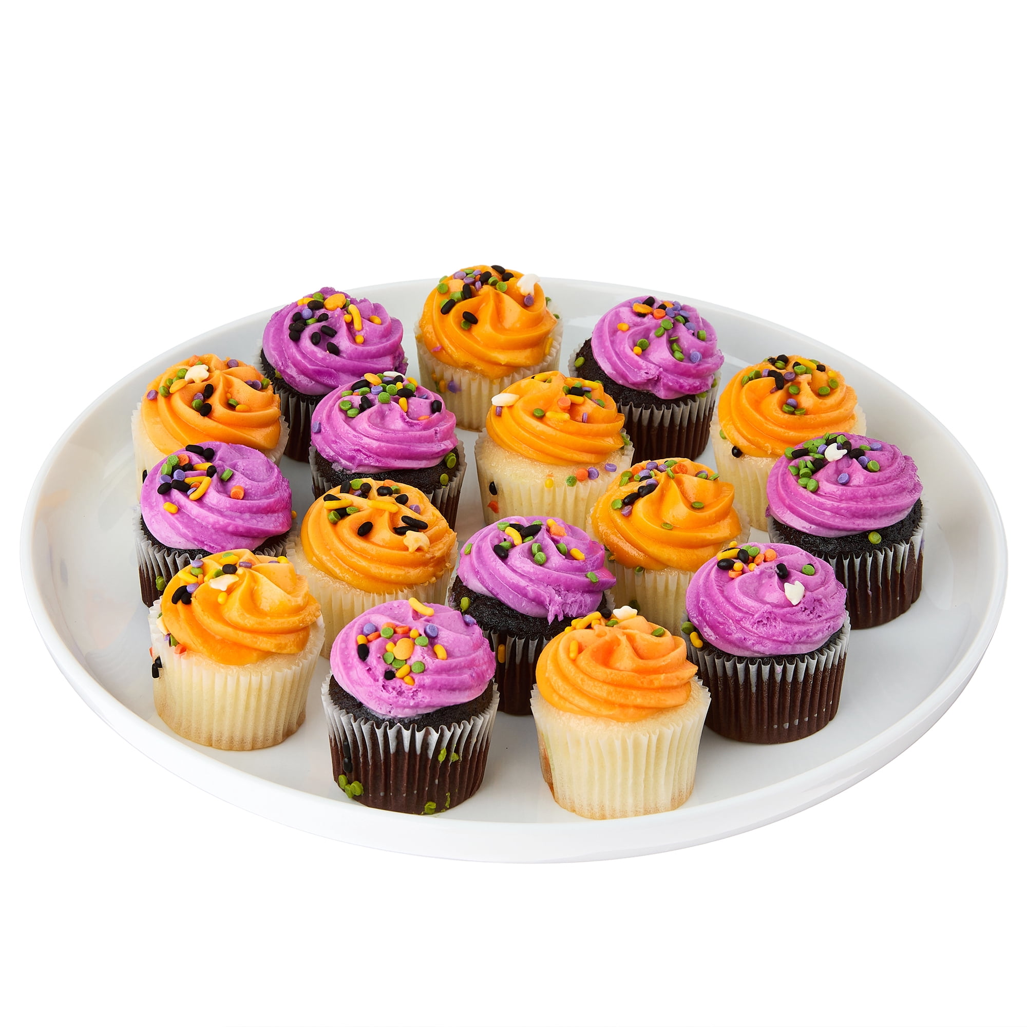 Freshness Guaranteed Halloween Vanilla and Chocolate Cupcakes, 20 oz, 24 Count