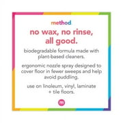 Method Squirt + Mop Hard Floor Cleaner, 25 Oz Spray Bottle, Lemon Ginger Scent | Order of 1 Each