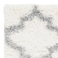 thumbnail image 6 of SAFAVIEH Fontana Hilda Geometric Shag Runner Rug, Cream/Grey, 2'3" x 8', 6 of 8