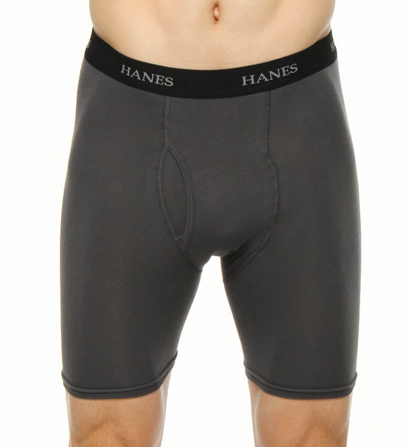 Men's Classics Tagless Stretch Fit Boxer Briefs with Comfort Flex Waistband (4-Pack)