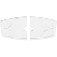 thumbnail image 2 of 36"W x 24"H x 4"ID x 19 1/2"C x 1"P Kailey Architectural Grade PVC Contemporary Ceiling Medallion, Two Piece, 2 of 11