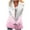 Pink, variant on Women's Winter Warm Caots Fashion Zip Up Plus Size Composite Plush Button Lapels Jacket Outwear Coat