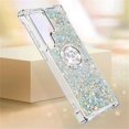 thumbnail image 3 of Liquid Quicksand Case for Samsung Galaxy S25 Ultra (Not S25) with Diamond Kickstand, Luxury Fun Glitter Sparkle Flowing Clear Bling Cover Case for Samsung Galaxy S25 Ultra. -Silver, 3 of 14