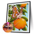 thumbnail image 1 of Cuadros Decorativos Kits de pintura de diamantes 5D para bricolaje pared de taladro redonda completa de ratón mariposa (VY034) Tmvgtek embutido en tela, 1 of 1