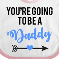 thumbnail image 4 of Inktastic you're going to be a daddy blue Boys or Girls Baby Bib, 4 of 4